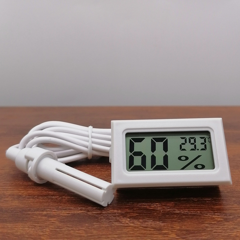 Digital Hygrometer Probe - 10 stuks ingebouwde temperatuur- en vochtigheidsmeter