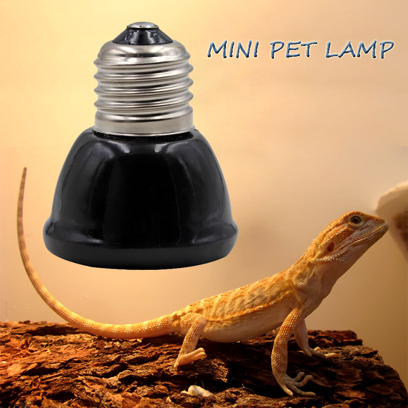 Ceramic Heat Emitter - Zwarte Mini Huisdier Verwarming lamp Infrarood