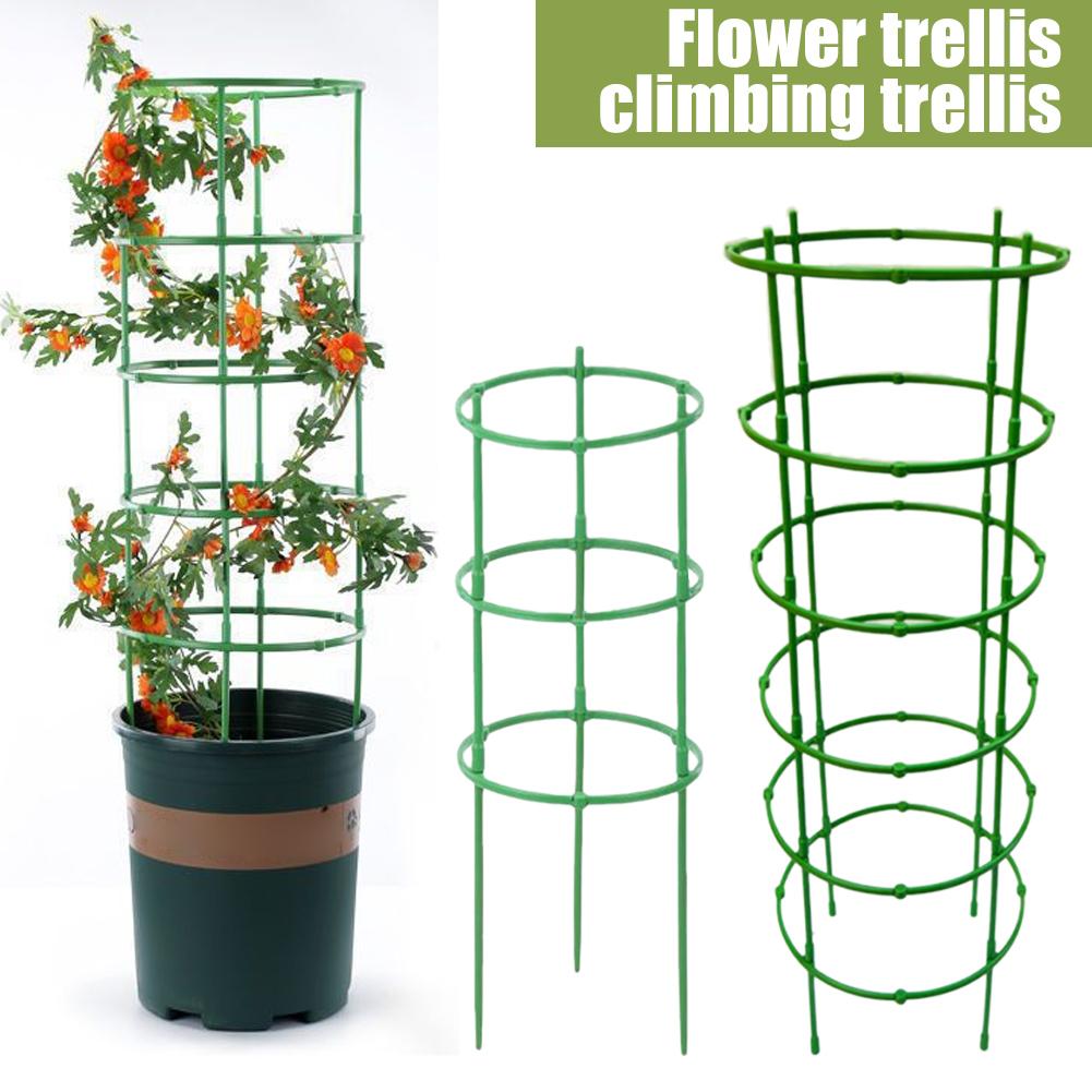 Vine Climbing Plastic - Verstelbare groene geruite tuinklimplantensteunring 3-10 lagen
