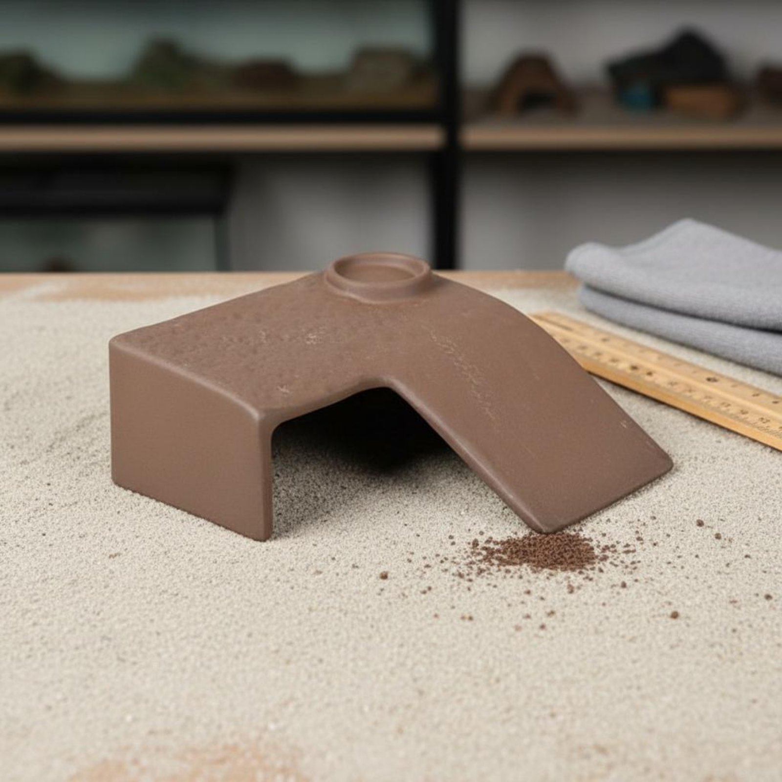Hide Cave Ceramic - Zonnebadplaats Platform Tweezijdig te gebruiken Keramische