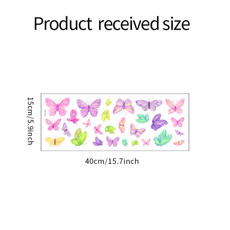 Romantische vlinder muursticke - Pvc Panel Background recensie en prijs