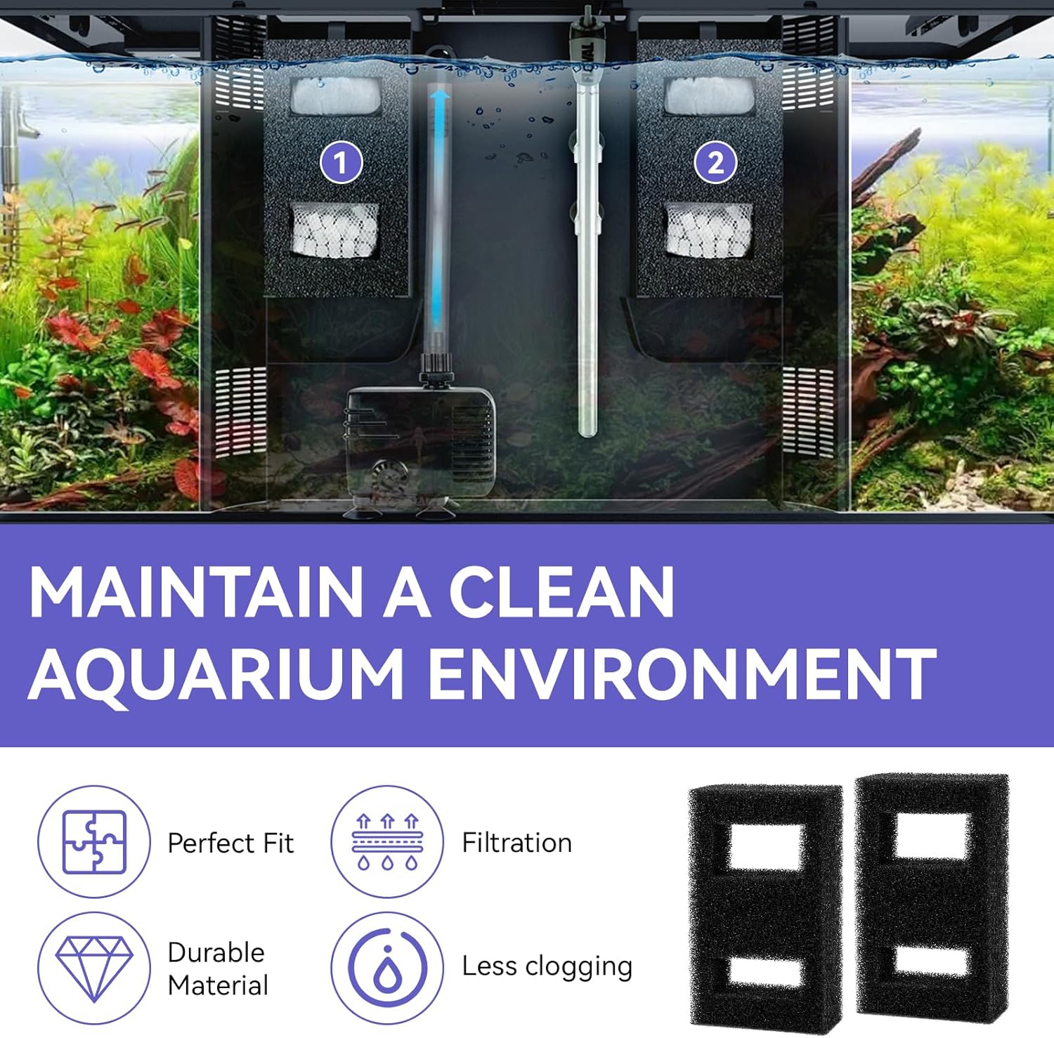 Compatibel schuimfilterblok ge - Fluval Aquarium Spec recensie en prijs