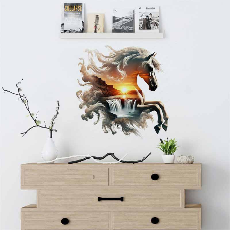 Majestueuze paarden-natuurstic - Pvc Panel Background recensie en prijs