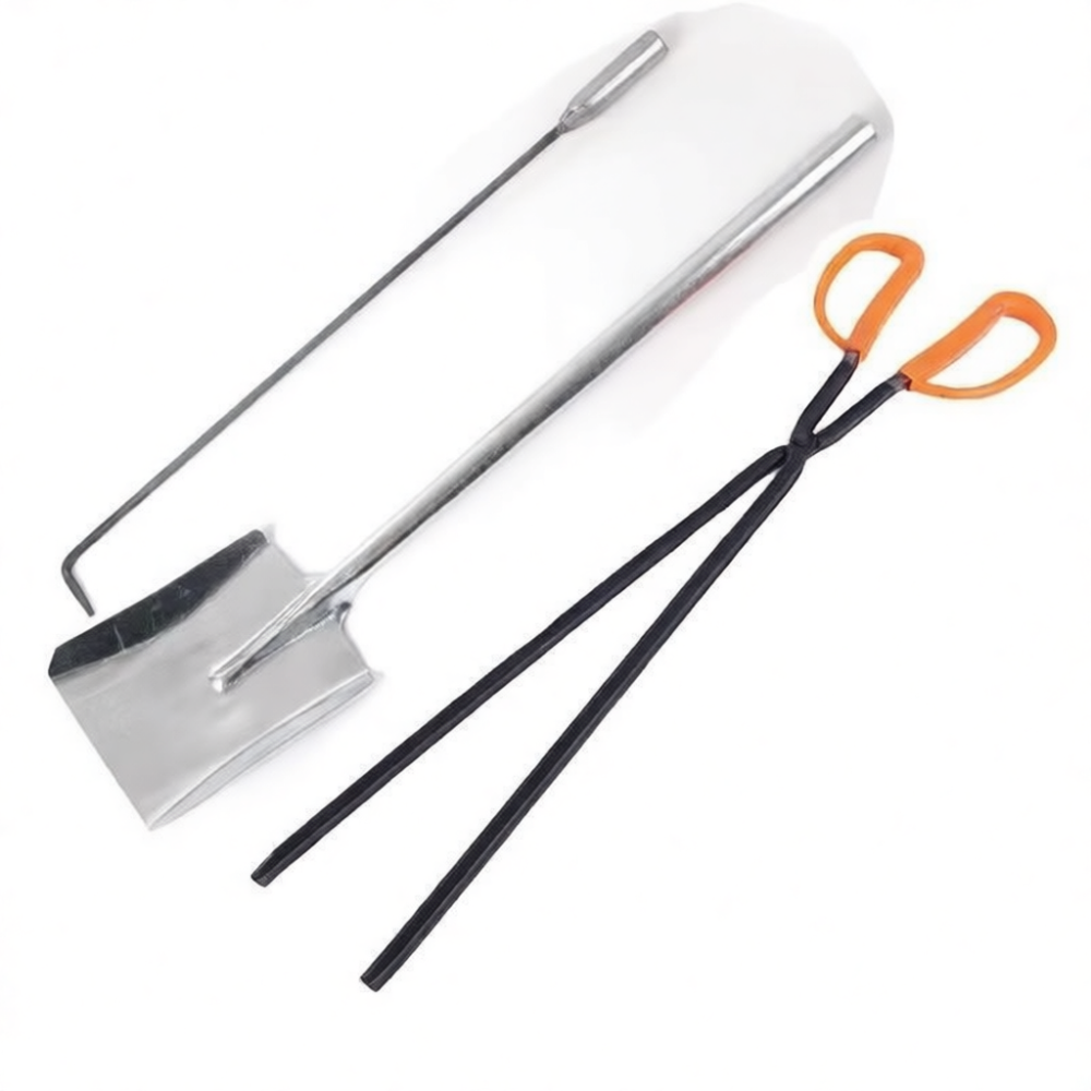 Schoonmaakset voor open haarde - Feeding Tong Stainless recensie en prijs